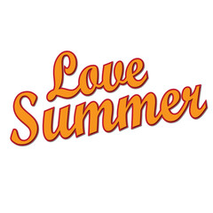 I love summer cool typography