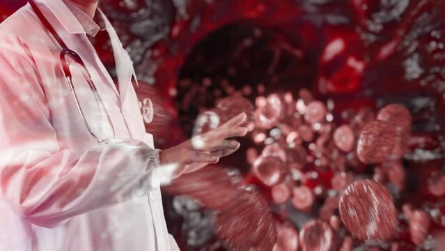 The circulatory system transports oxygen-rich blood to tissues and organs and returns oxygen-poor blood to the heart and lungs. Red blood cells carry oxygen throughout the body via hemoglobin.