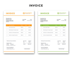 invoice design, company invoice, business invoice design, invoice template,