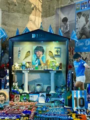 Cercles muraux Naples Maradona