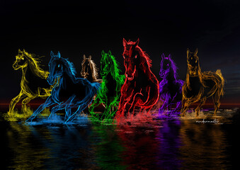 Seven Horses