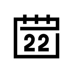 calendar line icon