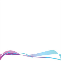 Gradient Abstract Footer