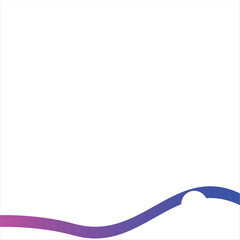 Gradient Abstract Footer