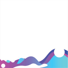 Gradient Abstract Footer