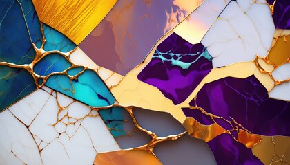 Abstract multicolour texture background made with generative ai