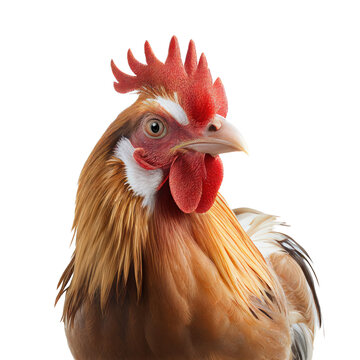 roster face shot , isolated on transparent background cutout , generative ai