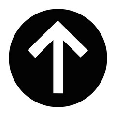 Arrow up, north, north direction icon