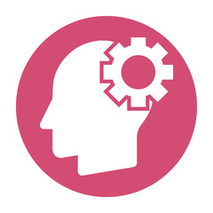Idea, brain, control icon