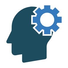 Idea, brain, control icon