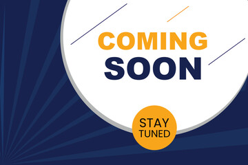 Coming soon stay tuned background banner