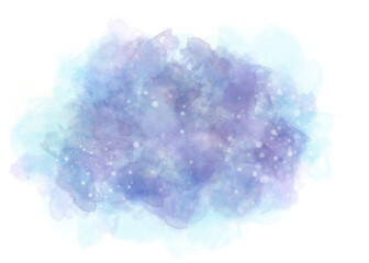 Fototapeta premium watercolor abstract with transparent background
