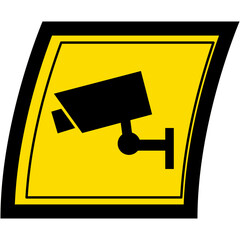 Sticker CCTV Camera logo symbol Icon
