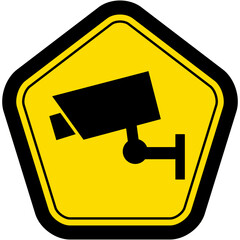 Sticker CCTV Camera logo symbol Icon
