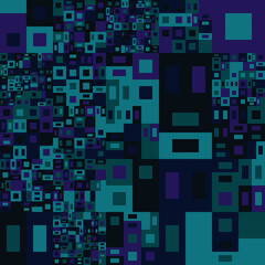 abstract  background of glow geometric cubes and lines