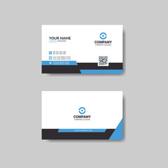 Corporate and modern clean business card layout, professional visiting card template