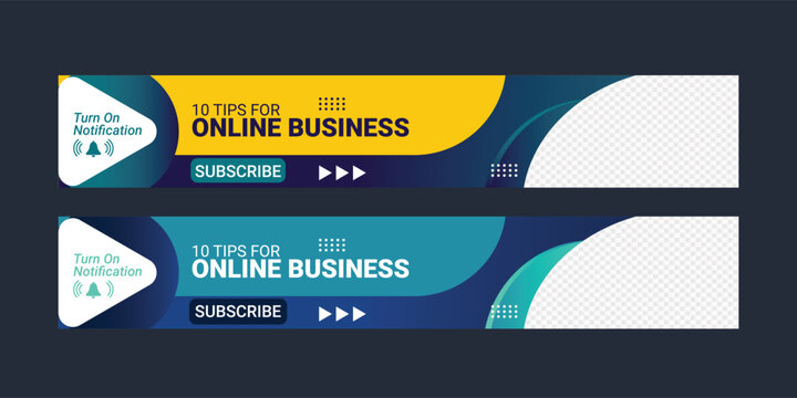 Corporate Busines  Youtube banner channel art or cover photo design