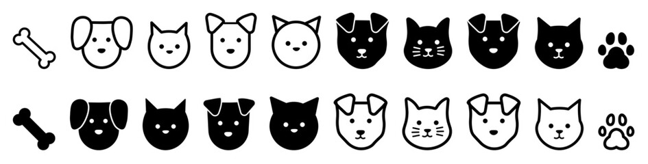 Information vector icons set. Black information icon. Isolated on white background