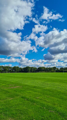 Fototapeta na wymiar London Hackney Marshes Centre Playing Fields