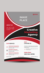 Modern corporate flyer design for company