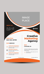 Modern corporate flyer design for company