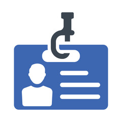 Obraz premium Visitor card icon