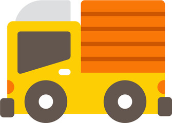 Vector Illustration of Box Truck