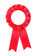 Rote Medaille und Hintergrund transparent PNG cut out