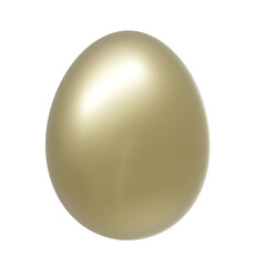 Easter Egg 3D Illustration. Painted Egg for Easter day.