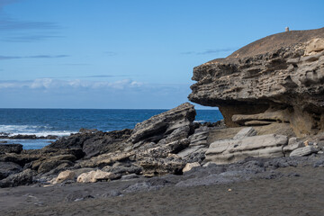 Atlantic ocean coast, Playa de las Hermosas, Fuerteventura