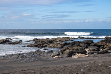 Fototapeta na wymiar Atlantic ocean coast, Playa de las Hermosas, Fuerteventura