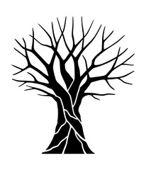Fototapeta premium Silhouette of a tree