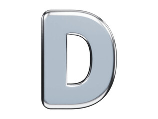 Alphabet text effect 3d rendering vector illustration