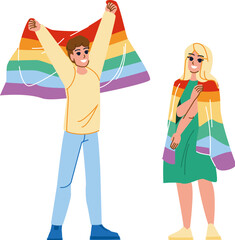 lgbt freedom vector