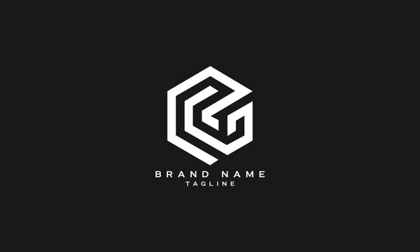 CRG, RCG, GRP, RG, GR, CR, RC, Abstract initial monogram letter alphabet logo design