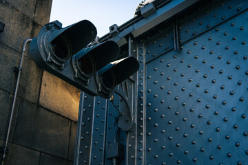 日本のレトロな信号機  Japanese retro traffic light