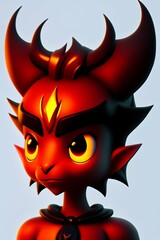 devil with a horns
