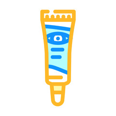 eye cream product color icon vector illustration