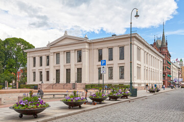 Fototapeta na wymiar Domus Academica of the faculty of law in Oslo