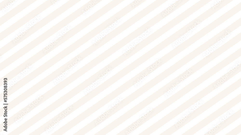 Wall mural Background in white and beige diagonal stripes