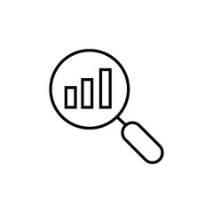 financial analyzing icon design vector