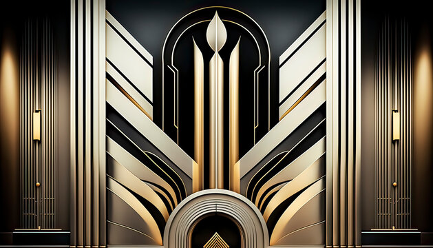 Symmetry and Style: The Art Deco Building Facade