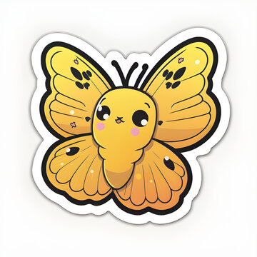 Cute Yellow Butterfly