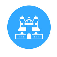 Church Vector Icon which can easily modify

