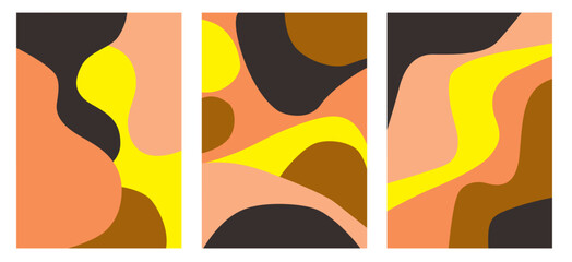 abstract vector background set , modern design element