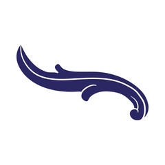 Fototapeta premium Border and Frame with baroque style. Ornament elements for your design. Black and white color. Floral engraving decoration for postcards or invitations for social media.