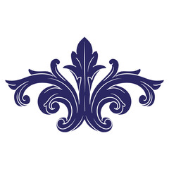 Border and Frame with baroque style. Ornament elements for your design. Black and white color. Floral engraving decoration for postcards or invitations for social media.