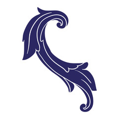 Border and Frame with baroque style. Ornament elements for your design. Black and white color. Floral engraving decoration for postcards or invitations for social media.