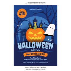 Halloween Party Flyer Template