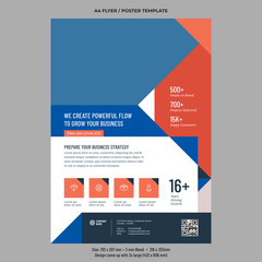 Business flyer design template